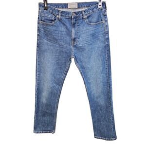 Everlane High Rise Straight Leg Ankle Jeans Womens Size 29 Blue